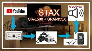 STAX SR-L500+SRM-353X vs Sound Source(emma wallace)[headphones Sound Comparison]