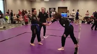 BJJ Blue Belt Battle With A Long Open Guard And Passing Exchange Holy City Sub Series Competition