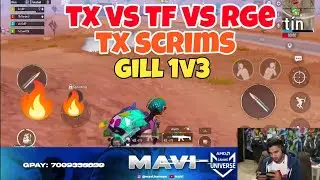 TX INTENSE FIGHT | GILL 1V3 TF | MAVI POV | TX SCRIMS #tx #txscrims