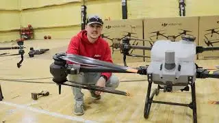 M1, M2, M3, and M4 Arm Replacement on an Agras T40 Drone
