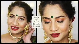 Durga Puja MakeUp | Traditional Bengali MakeUP Tutorial 2020 | Affordable DrugStore | Be GORGEOUS