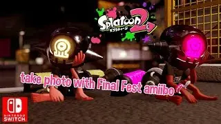 Nintendo Splatoon 2 Final Splatfest Amiibo take photos with Splatfest Tee Switch