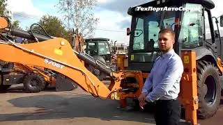 Обзор нового экскаватора-погрузчика CASE 570 ST