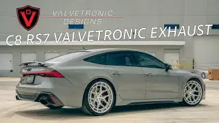 C8 Audi RS7 | Valvetronic Valved Sport Exhaust System Review | With Launch Control