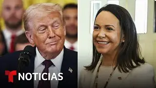Una reunión y mucha expectativa: vea la crónica del esperado encuentro entre Trump y Machado
