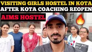 🔥Visiting Girls Hostel in Kota after Coaching Reopen | Allen Supath Baran Road Side #Kota Vlog