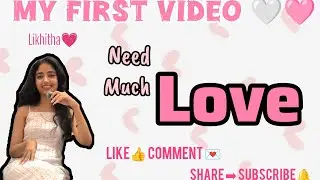 🌸 My First YouTube Video | Kannada Vlogger | Daily Vlogs, Beauty, Fashion | ನನ್ನ ಮೊದಲನೆಯ video