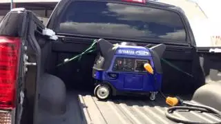 Yamaha Inverter - Generator EF3000 powering RV Air Conditioner.