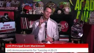 LHS Announcements 4-20