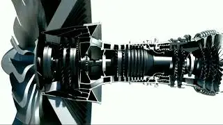 Turbofan engine Rolls-Royce Trent 900 (sound ignition)