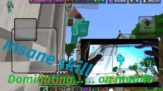 SkyWars on Mobile?! My Very First Handcam!