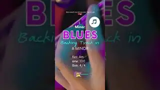 Blues Backing Track in Am