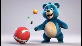 Four Bouncy Balls Go Big and Small | Size Comparison Song for Kids