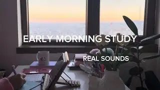 1 Hour Real Sound Study 📚 | No Music | Deep Focus 