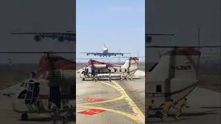 Next Level Air Workers Skills Safe A Cargo Helicopter During Boeing Plane Landing Gtav
