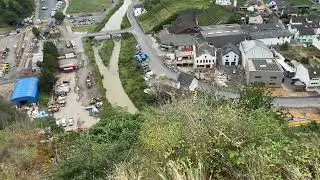 04.08.24: Blick auf Mayscho&szlig;, gesehen von der Saffenburg, Update Ahr Flutkatastrophe