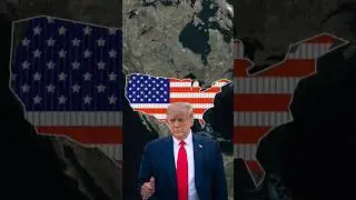 USA map animation with President Donald Trump #viral_shorts #millionviews #shorts #america #trump