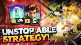 Unstoppable TH17 Root Rider Attack | Overgrowth Spell Combo 3-Star Strategy (Clash of Clans 2025)