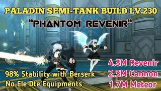 Toram Online - Paladin Semi Tank Build Lv.230 