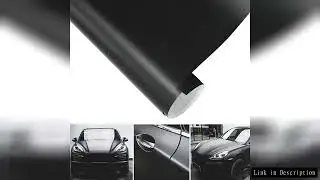 Premium Matte Black Vinyl Car Wrapping Roll Film Sticker Vehicle Decal Body Trim Motorcycle Auto Dec