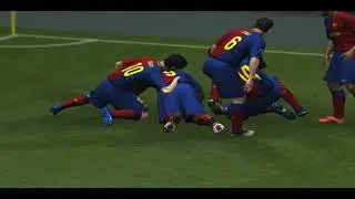 Sporting x Barcelona - 6ª Rodada Grupo C - UEFA Champions League 08-09 PES 2009 #pes #ucl