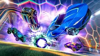 Crazy Sweaty Fun in Rocket League HOCKEY!!!