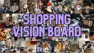 SHOPPING Digital Vision Board for Manifestation: Watch Daily to Reprogram Your Subconscious!