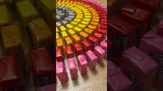 Maoam Domino Spiral #domino #spiral #satisfying