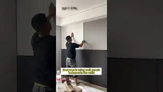 Bedside background wall installation  