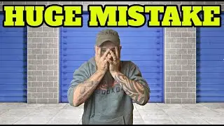 HUGE MISTAKE!!This Was My WORST Unit EVER! We Buy Abandoned Storage Units! #Storagewars #Grimesfinds