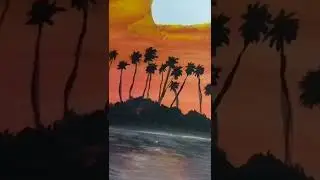 #sunshine #moonlight #artwork #poster colour painting 🖌️🎨#shorts #youtube #subscribe #like for more
