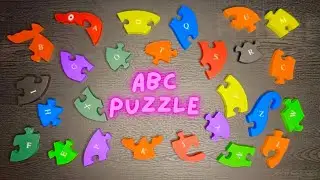 ABC learning for toddlers | Wooden alphabet puzzle | Montessori learning for toddlers