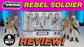 Star Wars The Vintage Collection Echo Base Rebel Soldier 4 Pack | Review!
