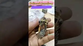 22KT Gold Jewellery Without Polish || Hallmark Jewellery Design || #shorts #short #gold