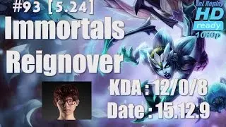 15.12.9 Immortals Reignover Jungle Elise(vs Reksai) Hardcarry[1080p]#93