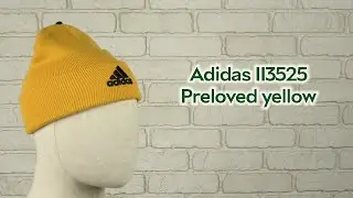 Розпаковка Adidas Logo Beanie Cuf II3525 OSFW 56 Preloved yellow (4066763566746)
