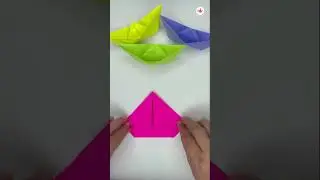 How to make Paper Boat | DIY Floating Paper Boat | Moving Toy For Kids #viral #shorts  #ytshorts