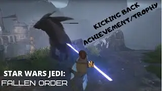 STAR WARS JEDI: FALLEN ORDER - ACHIEVEMENT/TROPHY - KICKING BACK - KICK A PHILLAK THAT KICKED YOU!