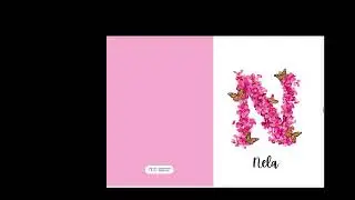 NOTEBOOK Personalised Floral design