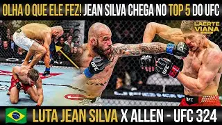 LUTA JEAN SILVA X ALLEN: BRASILEIRO DÁ SHOW NA TROCAÇÃO E PEDE POR CINTURÃO - RESULTADO UFC 324