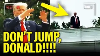 Trump GETS LOST on ROOF of White House as PANIC SETS IN