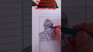 This is a indian hero of the sketch of subas chandra bos#india
