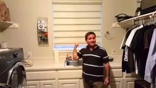 Hunter Douglas Vignette Modern Roman Shades demo by Shutter Guy Austin
