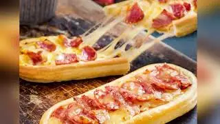 How the automatic pizza crust production line work