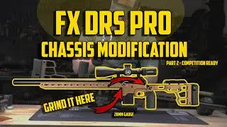 Modified MDT Chassis for FX DRS PRO Airgun