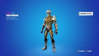 Fortnite Venturion Skin Preview !!! 😱