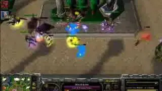 Warcraft 3 Epic Fight B/w High Level Heroes
