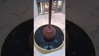 Swiss chocolate Lindt Factory |World famous chocolate Fountain #shorts #ytshorts