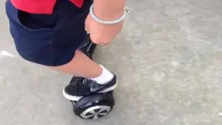 Hover boarding in school (GONE WRONG)
