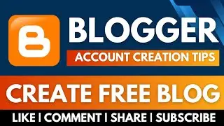Create Your Free Blog In Blogger.com & Earn Money | Make Free Website Blog In 2 Minutes | हिंदी में